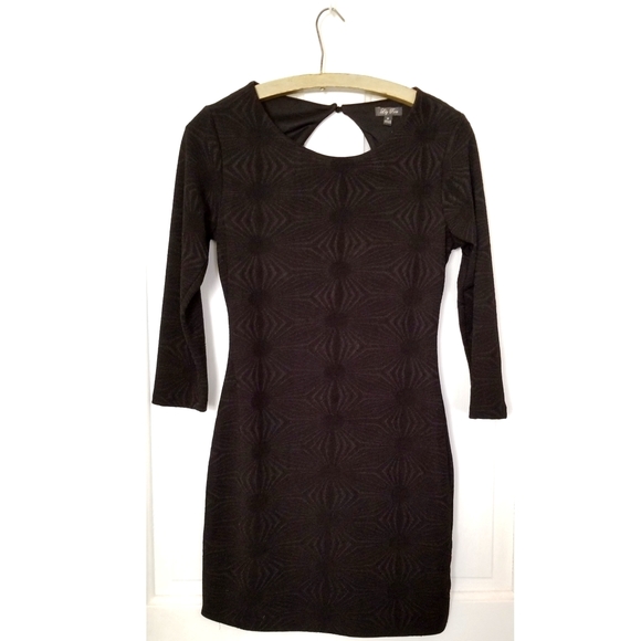 Black Bodycon Dress - Picture 1 of 3